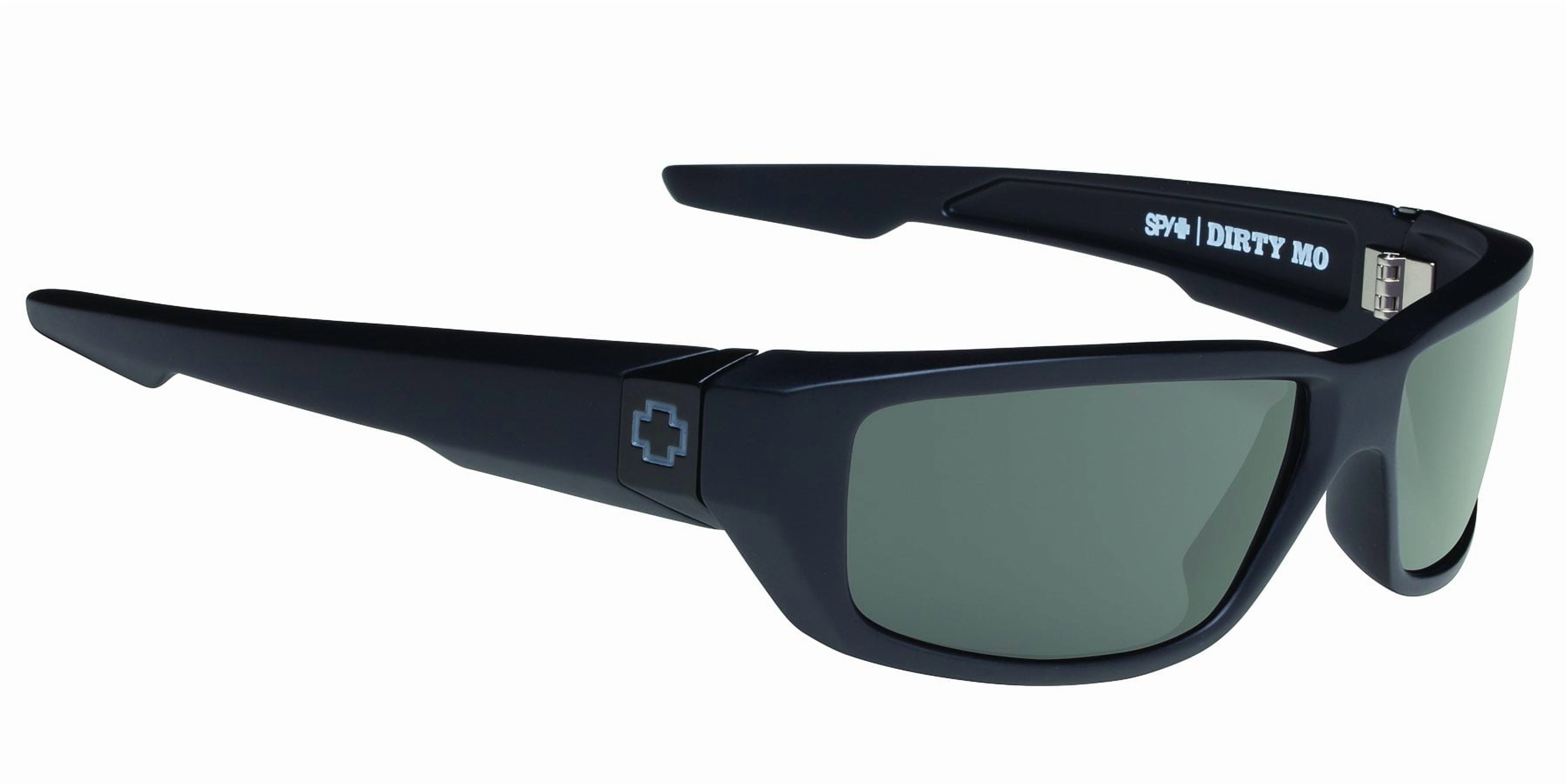 SPY OPTIC INC Dirty Mo Sunglasses, Soft Matte Black Fr