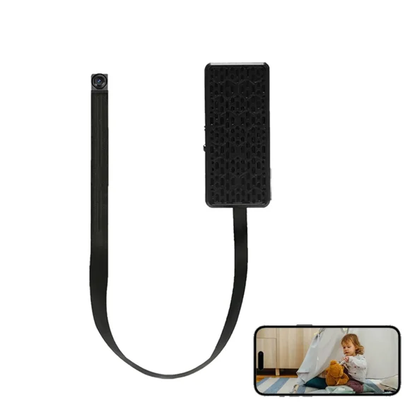 Spy DIY Hidden Camera 1080HD Wi-Fi Remote View Home Security Camera Pinhole Camera