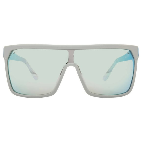 FLYNN Happy Bronze Platinum Mirror Shield Unisex Sunglasses 6700000000258