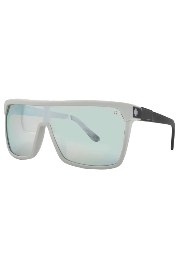 FLYNN Happy Bronze Platinum Mirror Shield Unisex Sunglasses 6700000000258