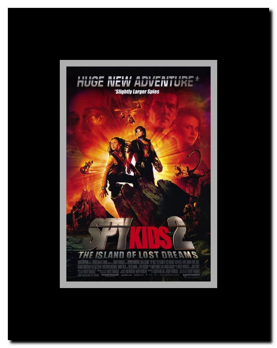 Spy Kids 2: The Island of Lost Dreams Framed Movie Poster