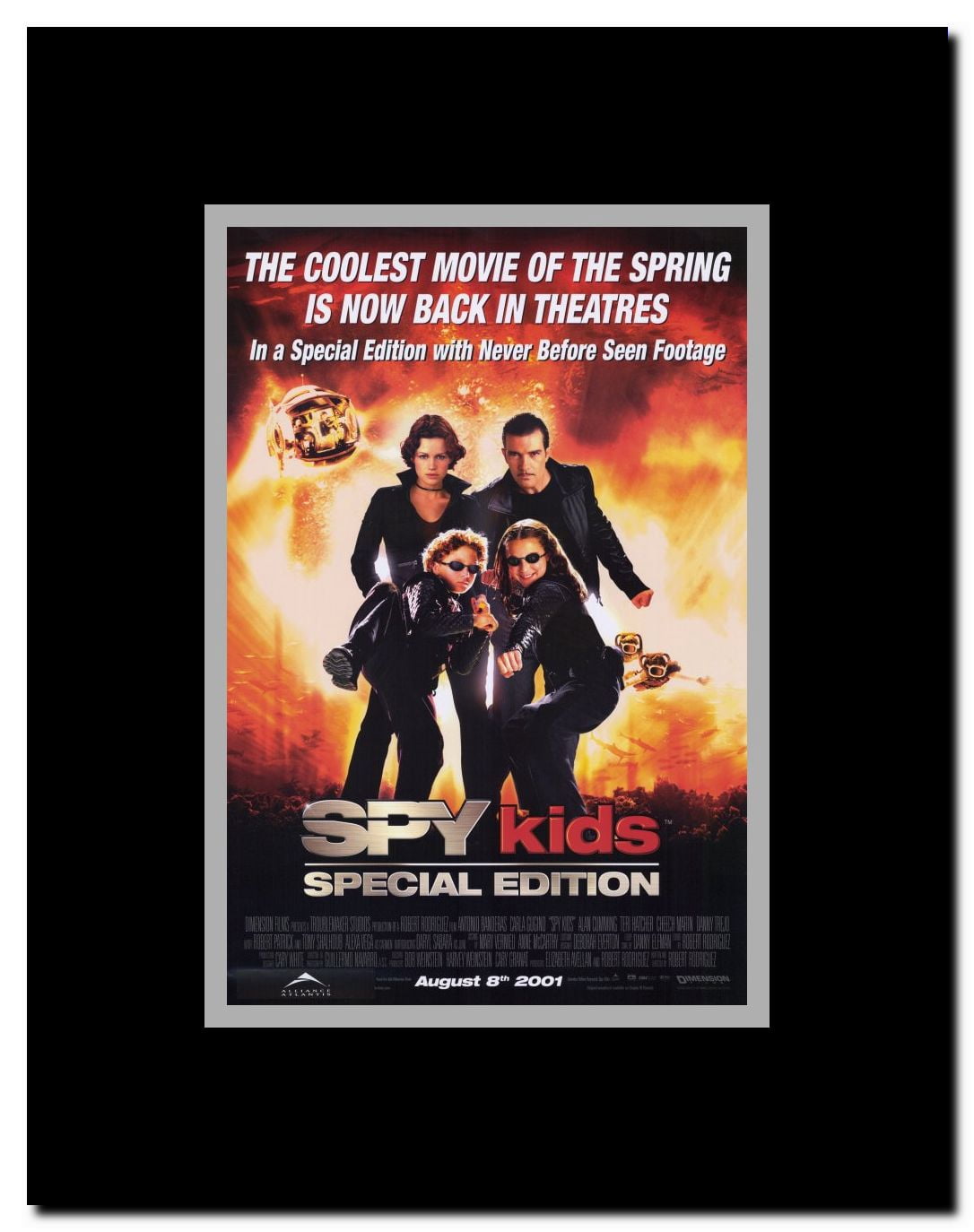 Spy Kids Framed Movie Poster
