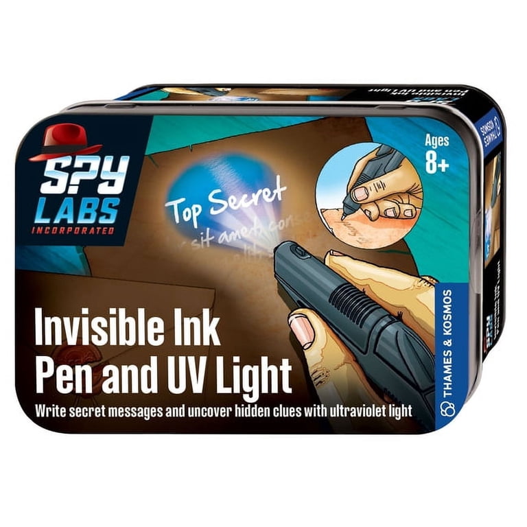 Spy Labs: Invisible Ink Pen and UV Light (Other) - Walmart.com