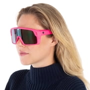 SPY OPTIC INC Monolith Matte Neon Pink - Happy Bronze Light Green Spectra MirrorD285Monolith Matte Neon Pink - Happy Bronze Light Green Spectra Mirror