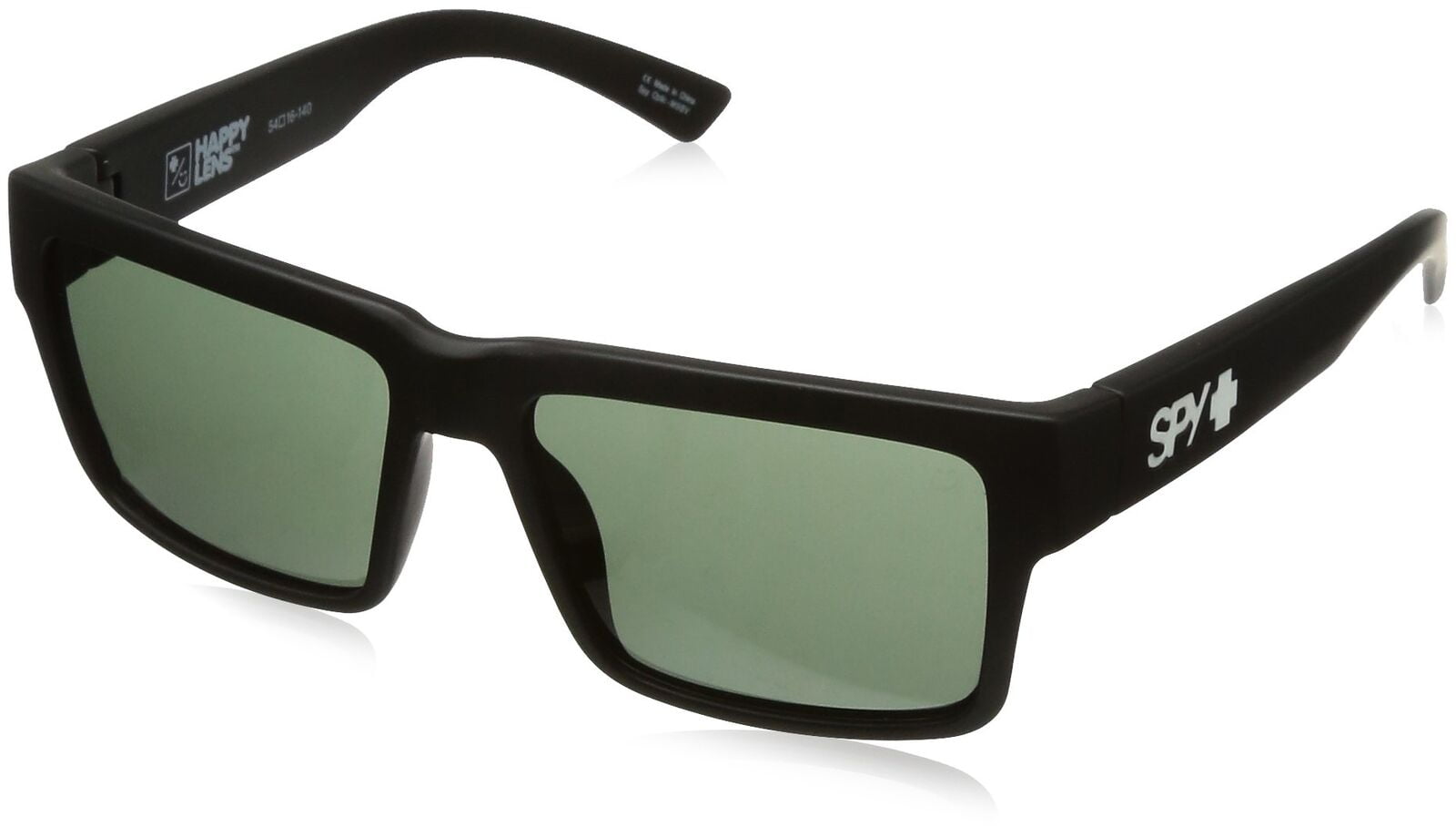 Spy Men's Montana 673407973863 Black Square Sunglasses