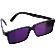 Spy Mirror Rearview Glasses, Black, One Size 5.75 Wide