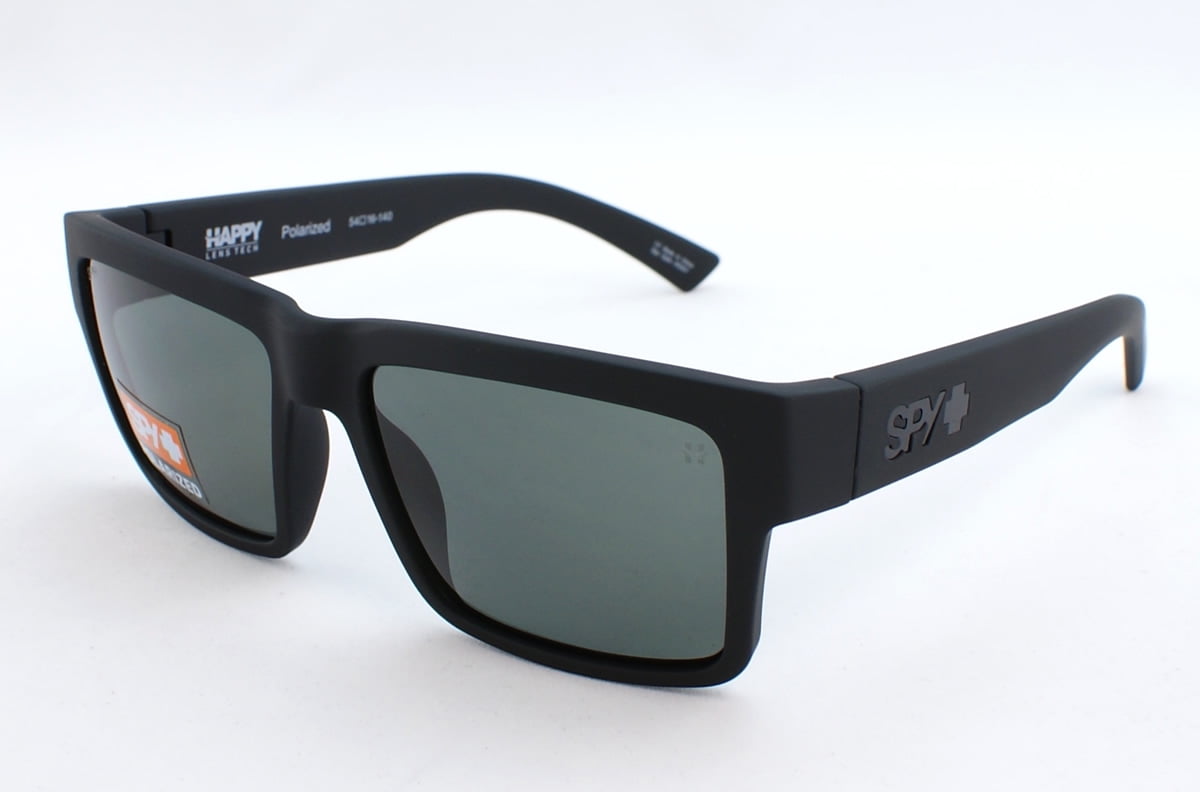 Spy Montana Sunglasses 673407973864 - Soft Matte Black/Gray Green Polarized