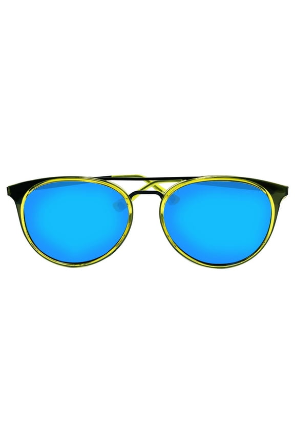 Toddy Sunglasses Gray  Green Frame Light Blue Lens