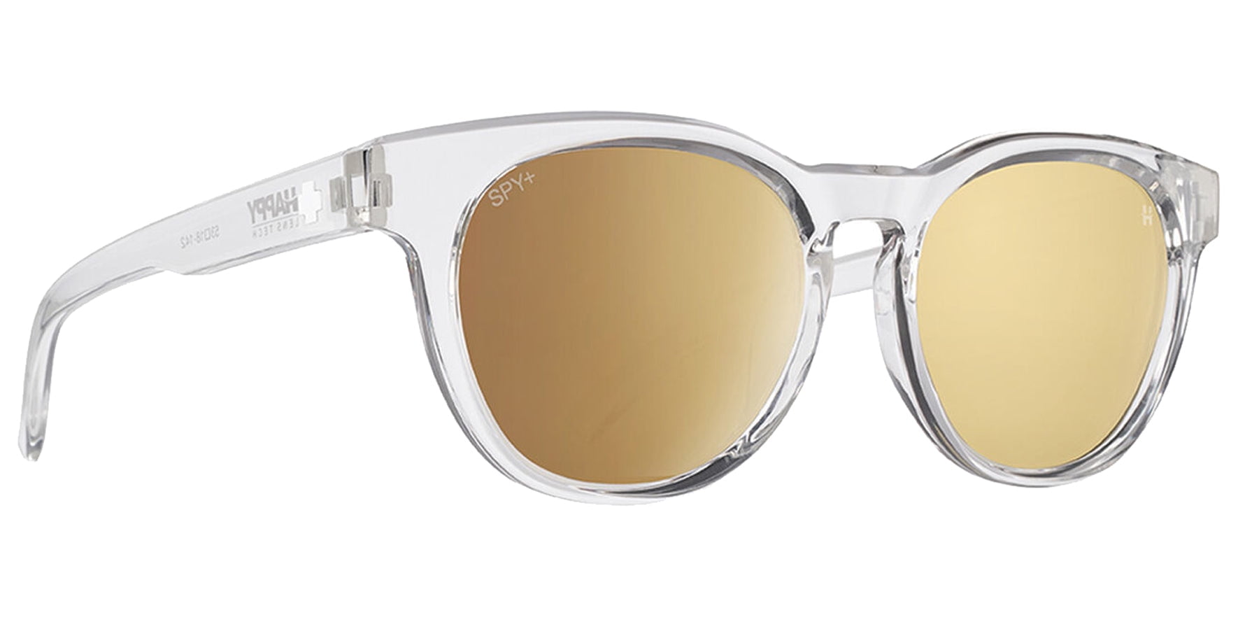 Spy Optics Cedros Crystal Soft Square Sunglasses with Mirror Lens - 6700000000201
