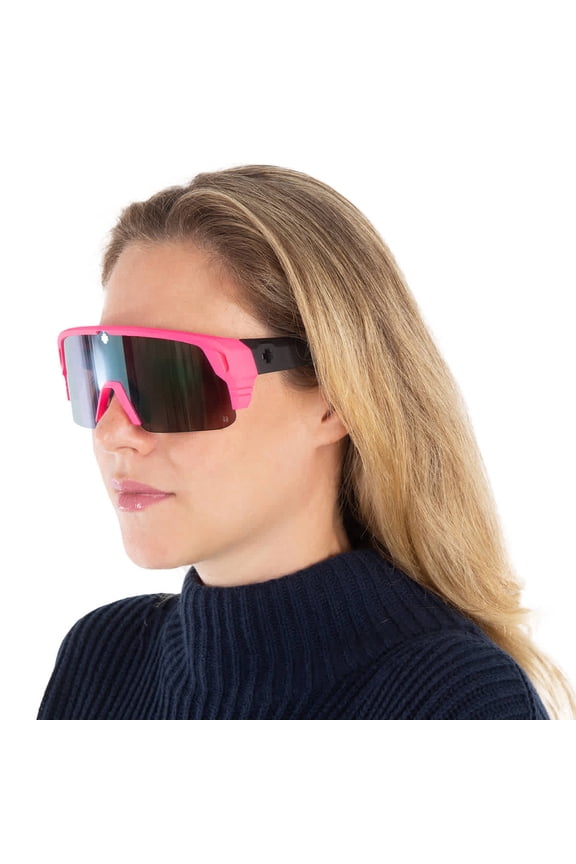 Spy MONOLITH 5050 Happy Bronze with Light Green Spectra Mirror Shield Unisex Sunglasses 6700000000160