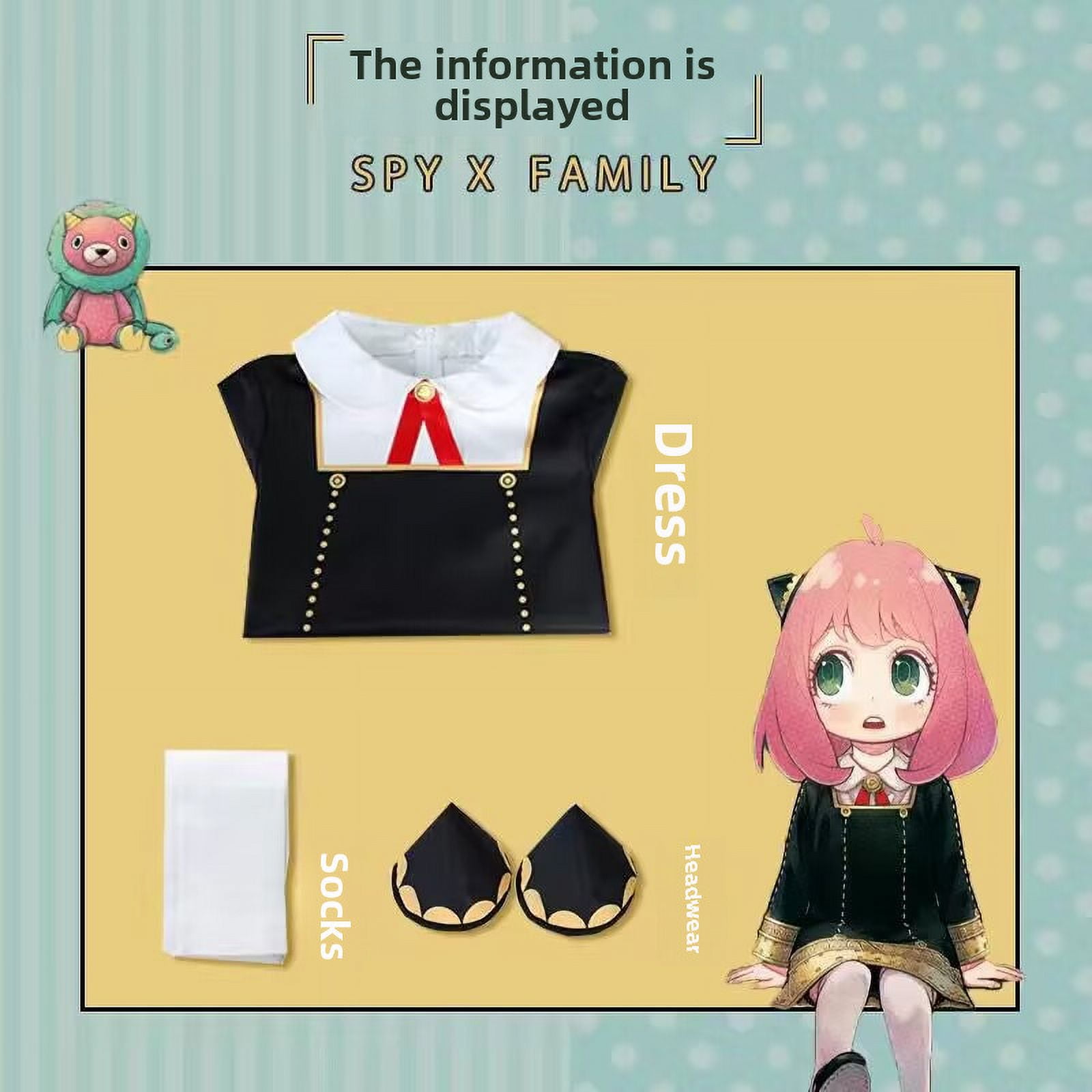 Spy Play House cos Ania cosplay Costume Female Ania Eden College ...