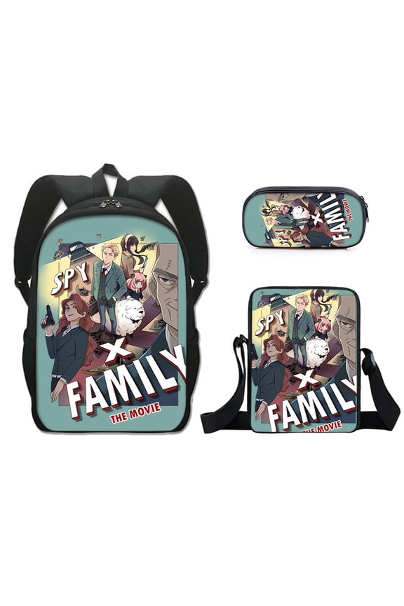 Spy Playhouse SPYxFAMILY Backpack Anime Backpack Lightweight Backpack Shoulder Bag Pen Bag