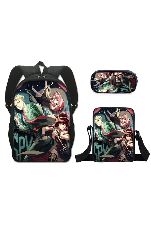 Spy Playhouse SPYxFAMILY Backpack Anime Backpack Lightweight Backpack Shoulder Bag Pen Bag