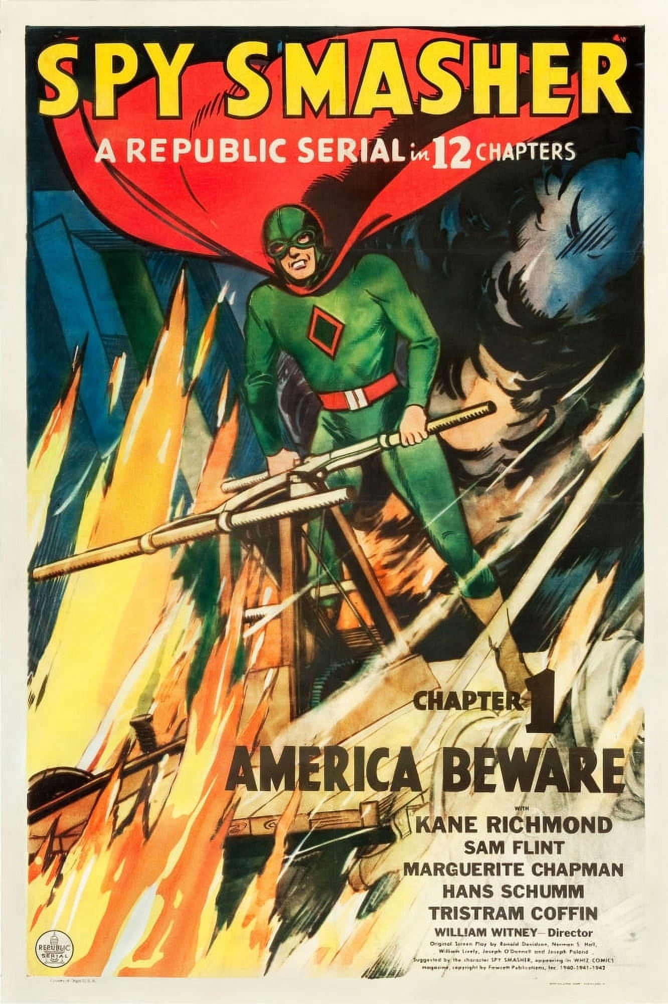 Spy Smasher Canvas Art - (11 x 17)