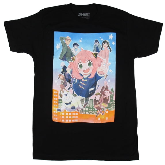 Spy X Family Anime Men's Second Cour Poster Print T-Shirt