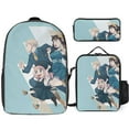 thumbnail image 1 of Spy X Family Anime Print School Bag 3 Pcs Set, Backpack, Lunch Bag, Pencil Storage Bag, 1 of 8