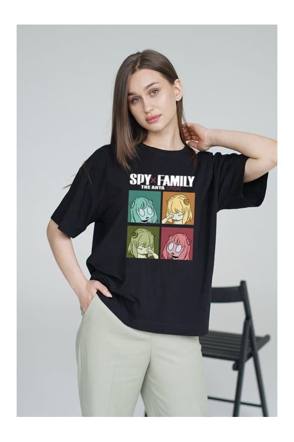 Anya Forger Anime Character T-Shirt Kawaii, for men & women, up to size 5XL