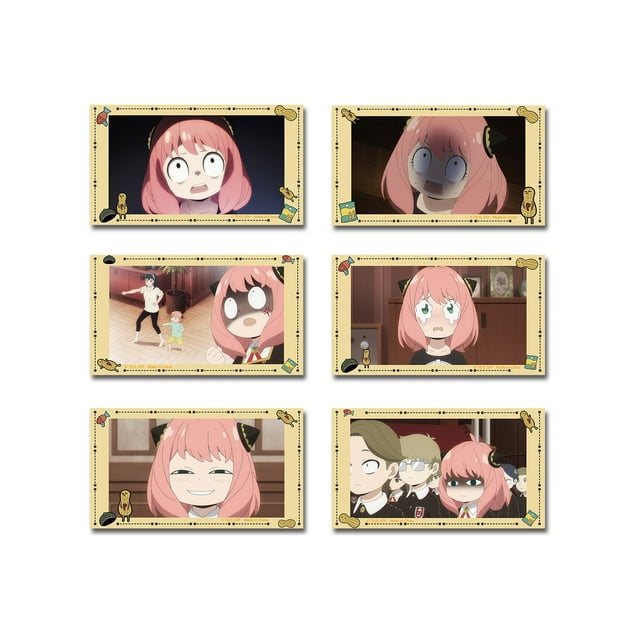 Spy X Family - Anya Forger Face Word Die-Cut Sticker Set