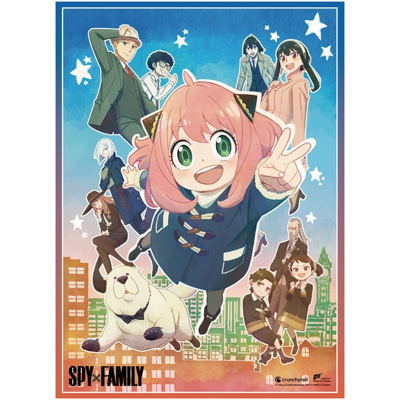Spy X Family - Group #2 Key Art Wall Scroll 31"W x 43"H