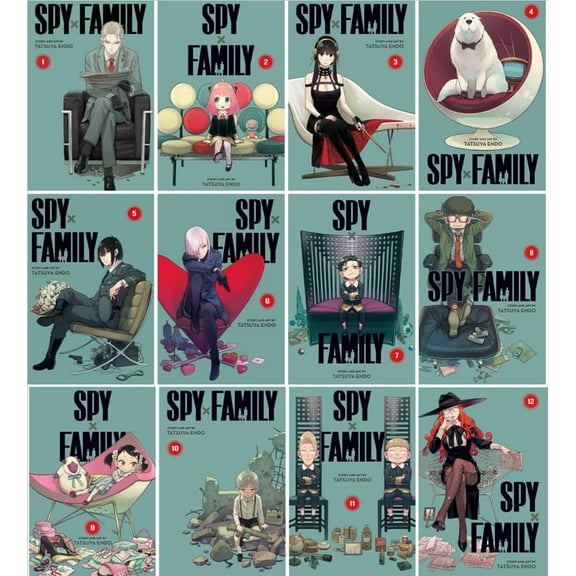 Spy X Family Series, Vol. 1-12 Collection Book Set