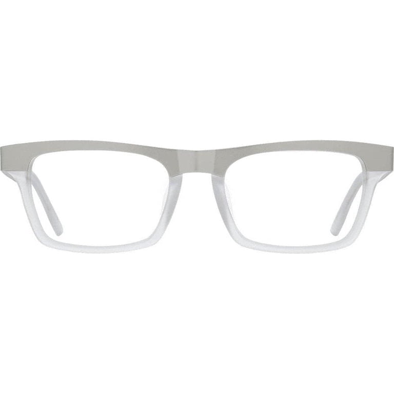 Spy-Zade Rectangle Eyeglasses Matte Silver/Matte Clear  display picture 1
