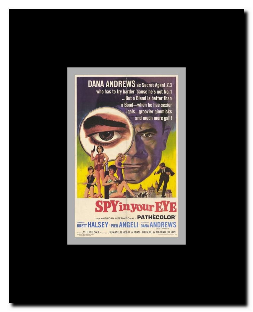 Spy in Your Eye Framed Movie Poster