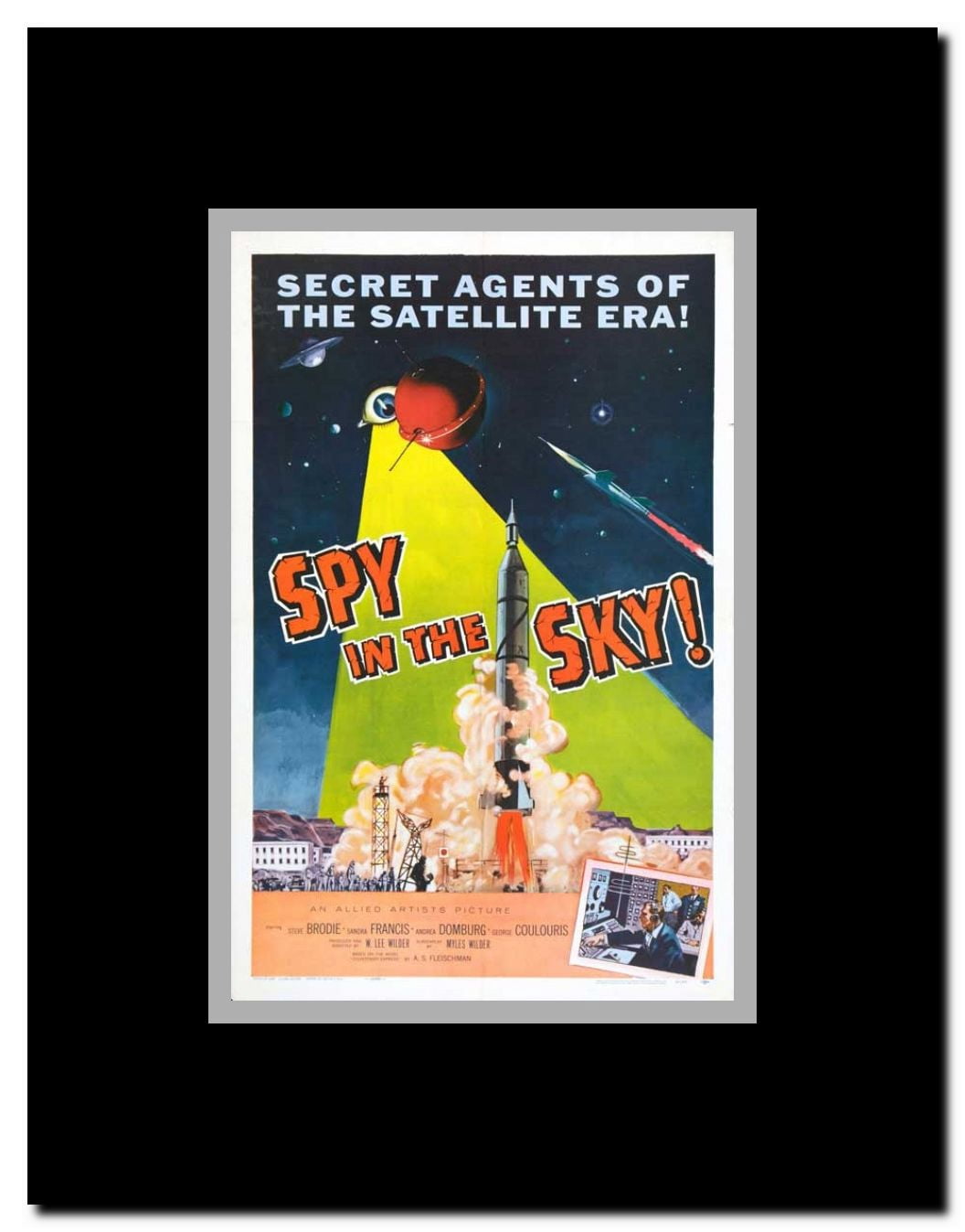 Spy in the Sky! Framed Movie Poster