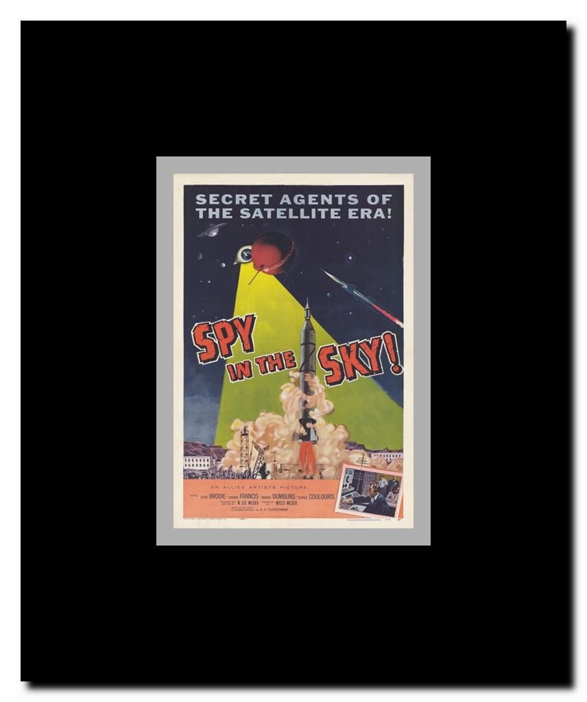 Spy in the Sky Framed Movie Poster