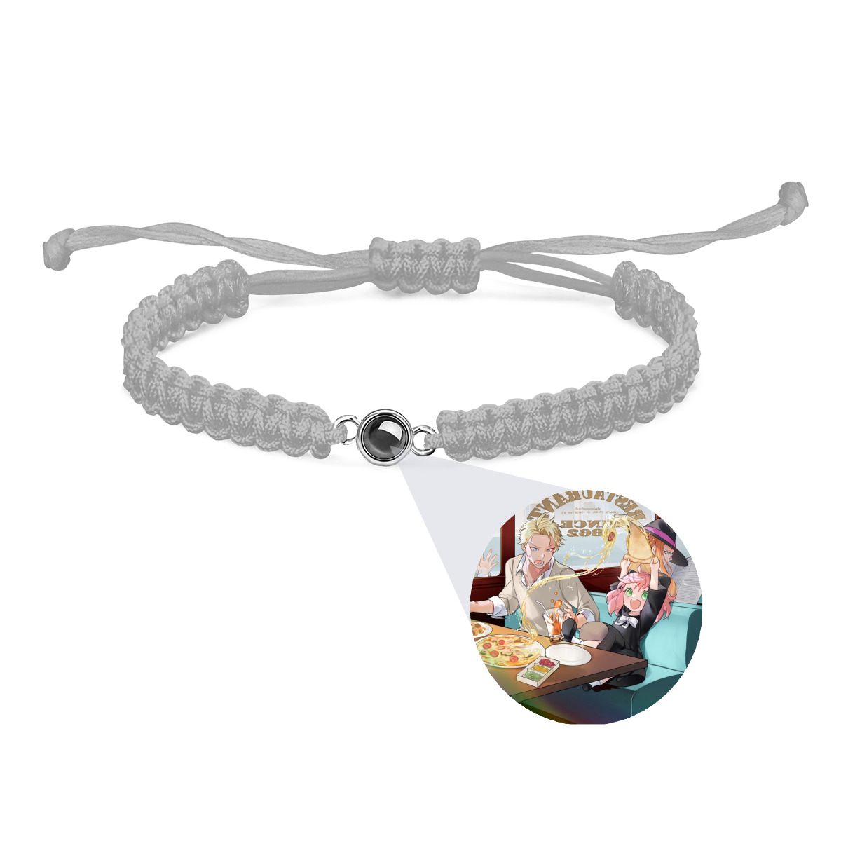CLYLIFE Personalized Bracelets With Picture Customized Projection