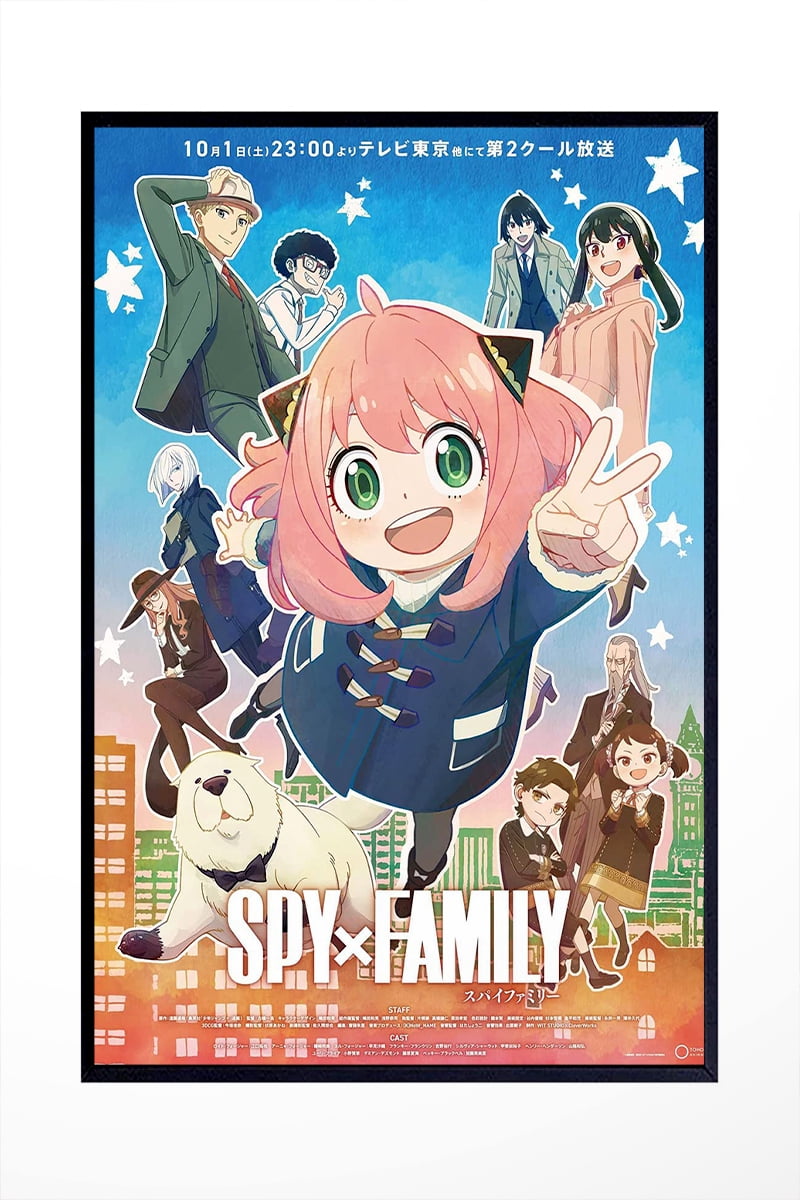 Poster Sur Toile Spy X Family Saison 3 - 30x45 Cm - Décoration Chambre, Bureau - Impressions Haute Qualité