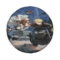 Spy x Family Anime Spare tire cover wheels protect General Purpose Trailer RV SUV Truck