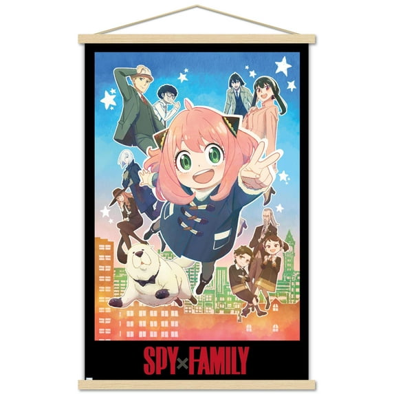 Spy x Family - Anya Key Art Wall Poster with Magnetic Frame, 22.375" x 34"