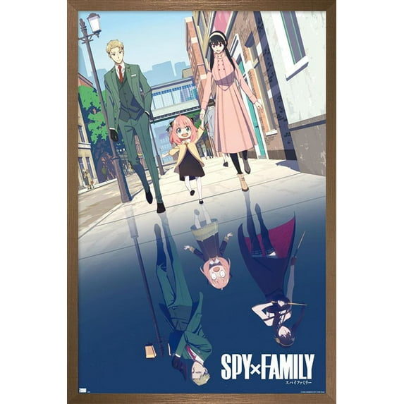 Spy x Family - Family Key Art Wall Poster, 22.375" x 34" Framed