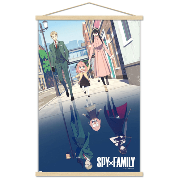 Spy x Family - Family Key Art Wall Poster with Magnetic Frame, 22.375" x 34"