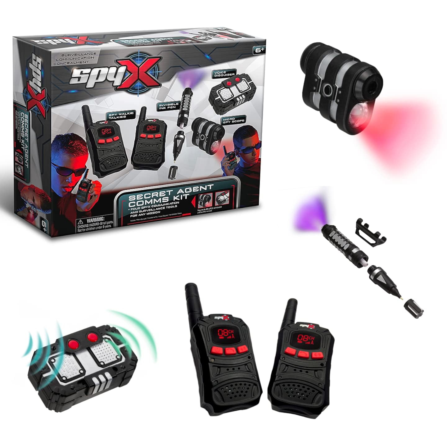 Alarme detection mouvement a construire Spy X DIY - Kit accessoire espion,  agent secret