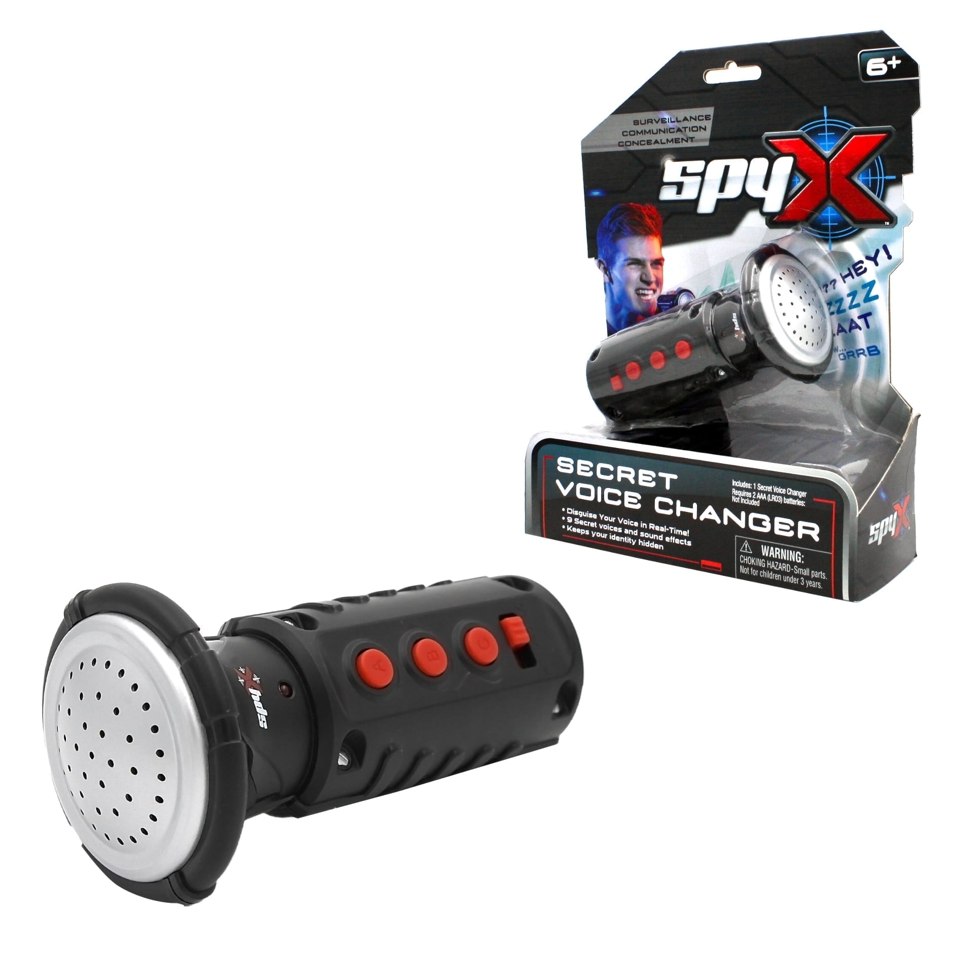 SPYX, Secret Voice Changer, Disguise Voice in Real-Time, 1 Pack
