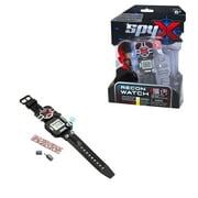SpyX / Spy Recon Watch - 8 Function Spy Toy Watch. Extra functions include Led Spot Light, Stopwatch, Alarm, Decoder, Secret Message Paper, Message Capsules, Motion Alarm.