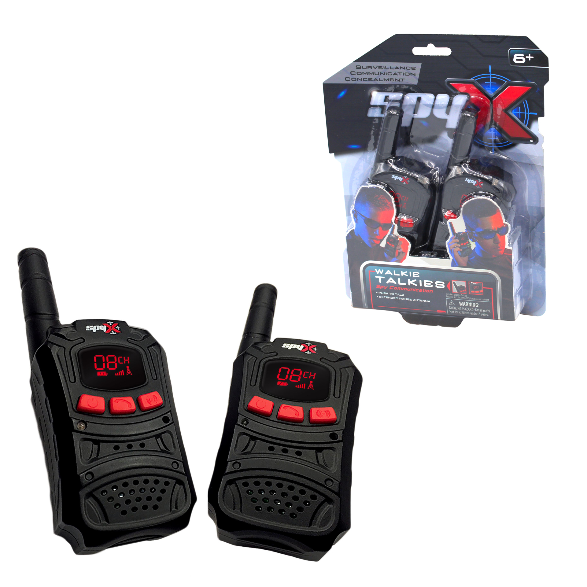 SpyX / Secret Agent Walkie Talkie Voice Activated Hands Free Spy