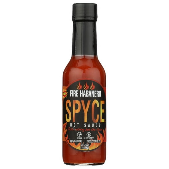 Spyce Hot Sauce Extra Hot Habanero (12 Pack) 5 fl oz