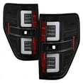 thumbnail image 1 of Spyder 09-14 Ford F150 V2 Light Bar LED Tail Lights - Black (ALT-YD-FF15009V2-LBLED-BK), 1 of 7