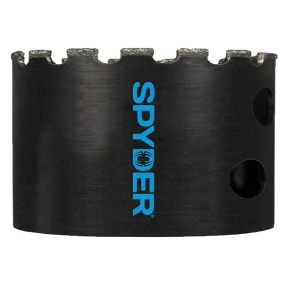 Spyder 2-1/2-Inch Diamond Edge Non-Arbored Hole Saw 600861