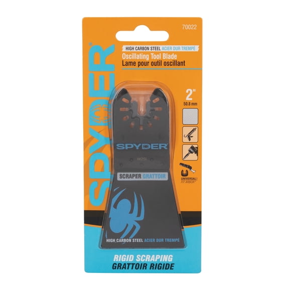 Spyder 2-Inch Oscillating Tool Rigid Scraper Blade 70022