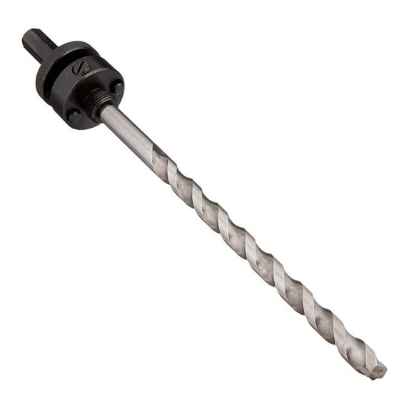 Spyder 600839 10 Inch Arbor & Pilot Drill Bit Replacement for Deep Cut Hole Saws