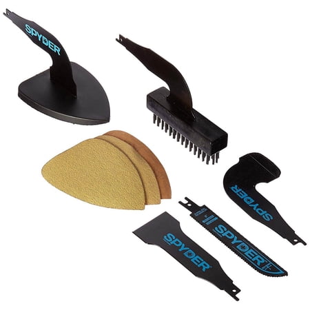 Spyder 900404 Reciprocating Saw Remodeling Attachments Kit with Scraper & Sander