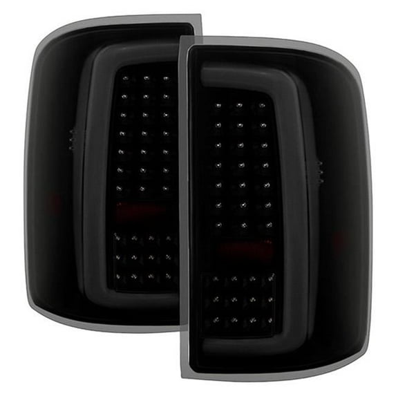 Spyder 9052712 Spyder Fiber Optic LED Tail Lights for 2014-2018 GMC Sierra 1500