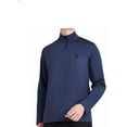thumbnail image 1 of Spyder Active Men's Performance Quarter Zip Long Sleeve Shirt (Blue Heather, Large), 1 of 3