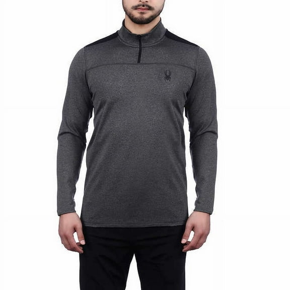Spyder Active Mens Performance Zip Gray Size M