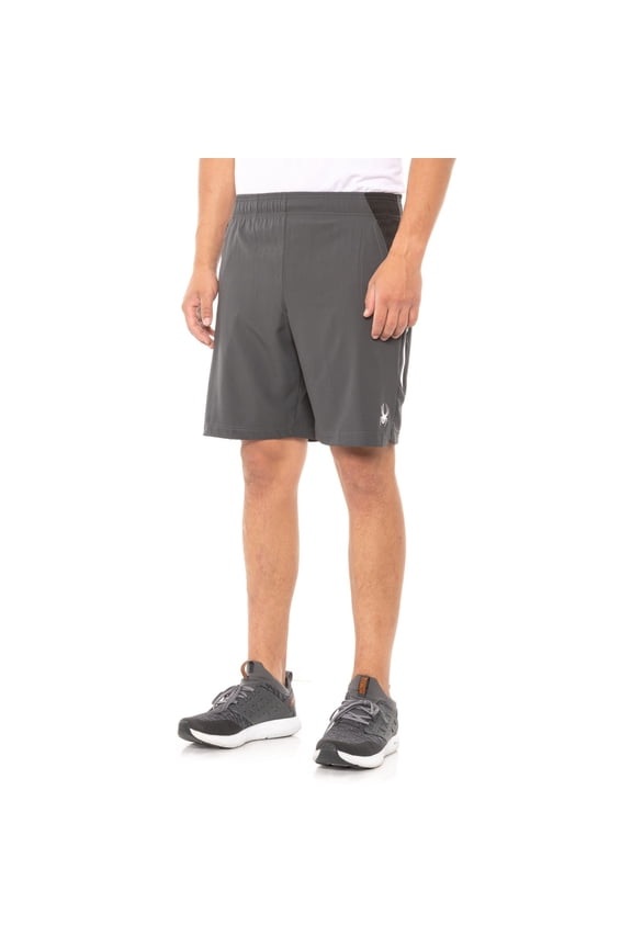 Active Woven Shorts (Grey, Small)
