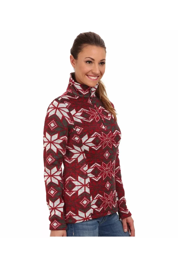Alpine Chic Fleece T-Neck Top -Women's Size 6