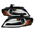 thumbnail image 1 of Spyder Audi A4 09-12 Projector Headlights - Xenon/HID Model Only ( Not Compatible With Halogen Model ) - DRL LED - Black, 1 of 5